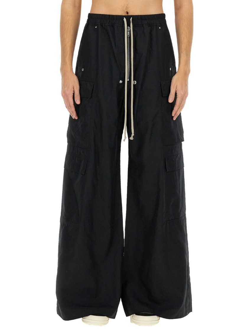 Rick Owens Drkshdw Drkshdw By Rick Owens Relaxed Fit Wide Leg Pants In Black