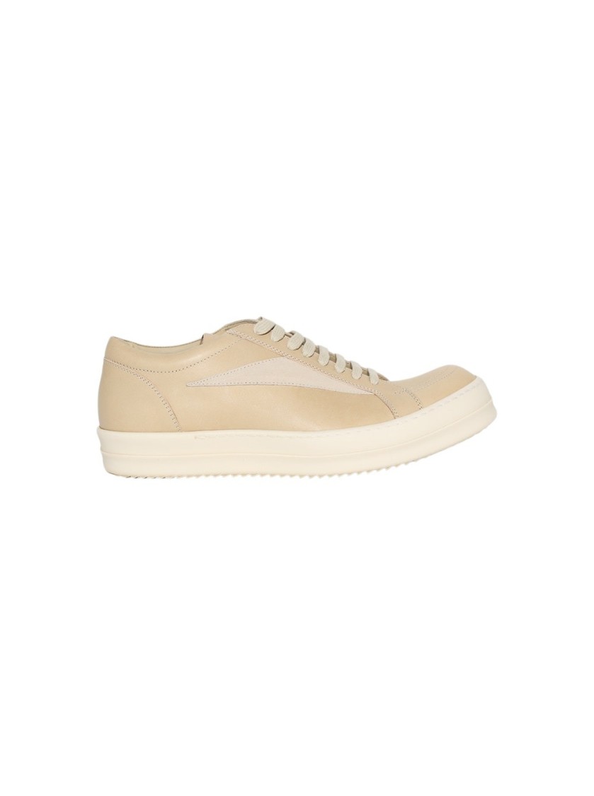 Rick Owens Hollywood Vintage Sneakers Parchment And Milk In Neutrals