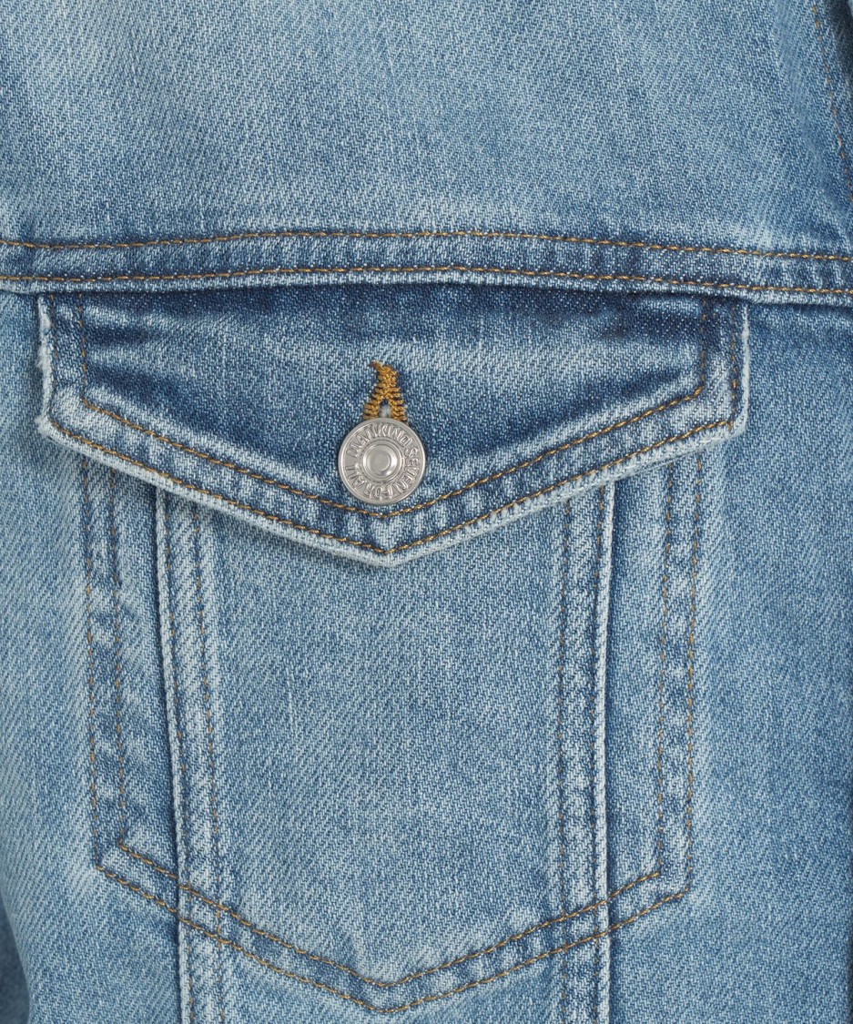 7 FOR ALL MANKIND 7 FOR ALL MANKIND LIGHT BLUE DENIM JACKET