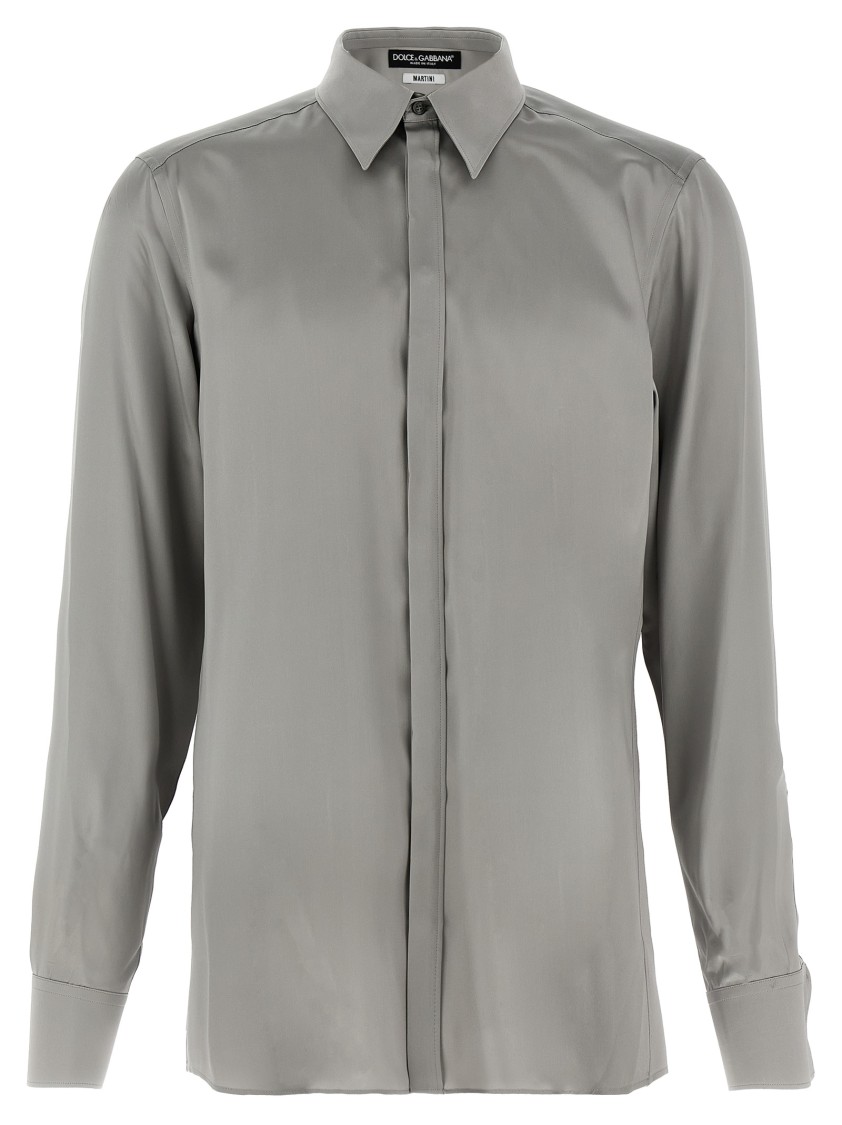 Dolce & Gabbana Martini Shirt And Blouse In Gray