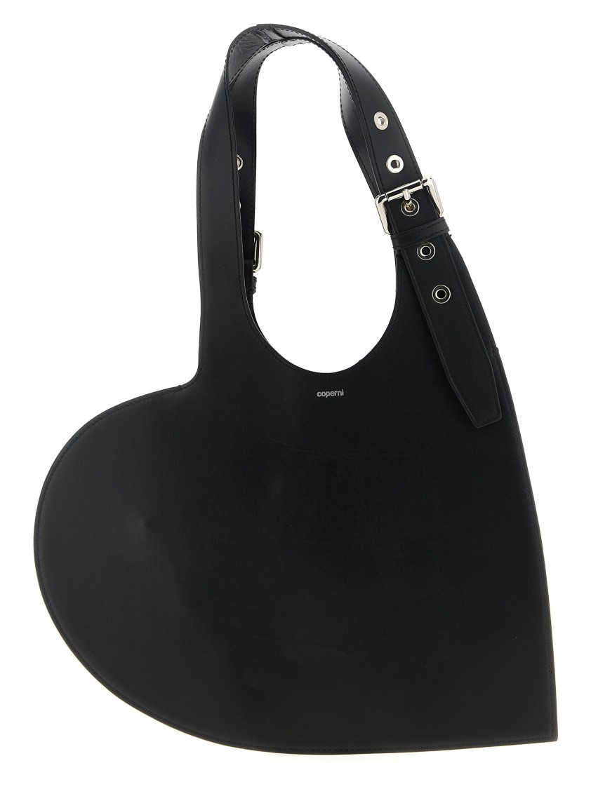 Coperni 'belt Heart' Shoulder Bag In Black