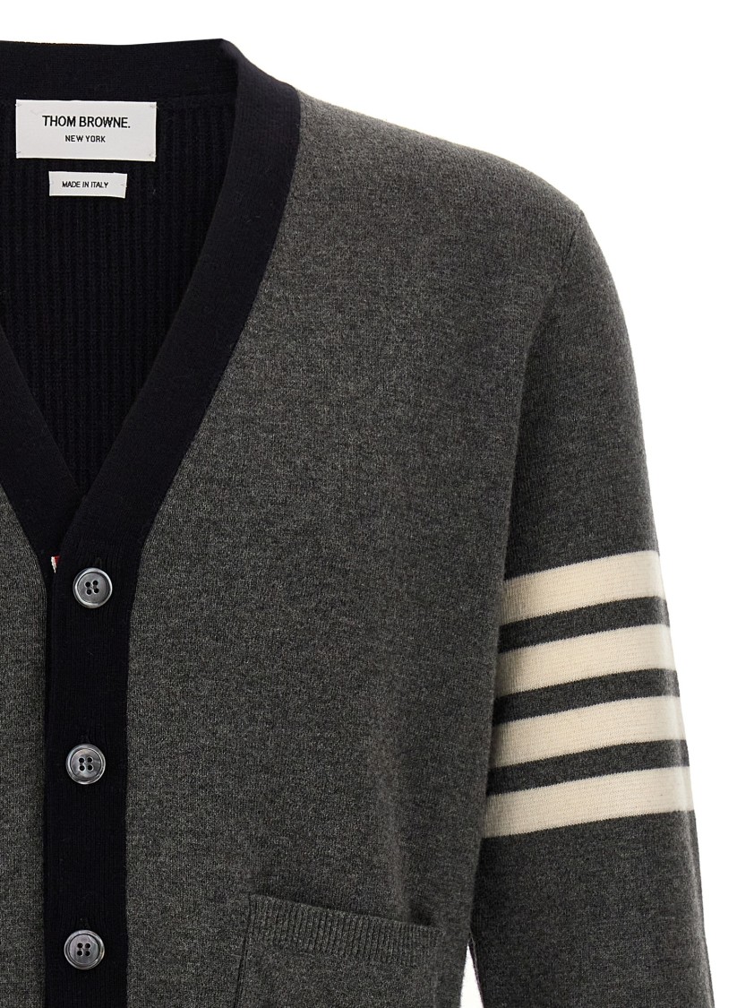 Thom Browne Cardigan In Black