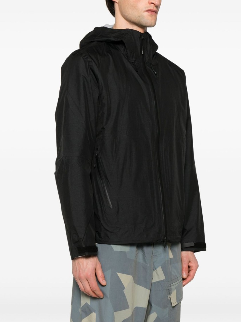 The North Face Nylon-finish Black Parka With Adjustable Drawstrings In Black