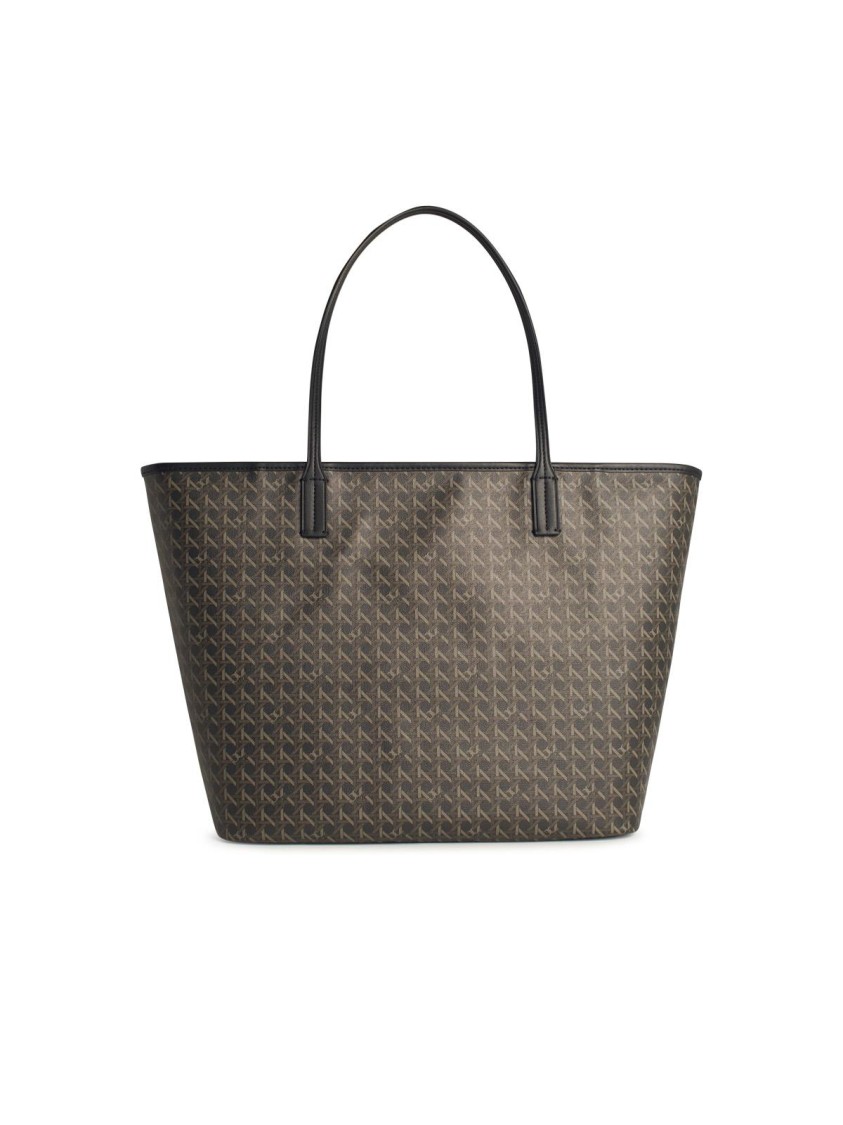 Tory Burch Ever-ready' Large Shopping Bag In Black Fabric