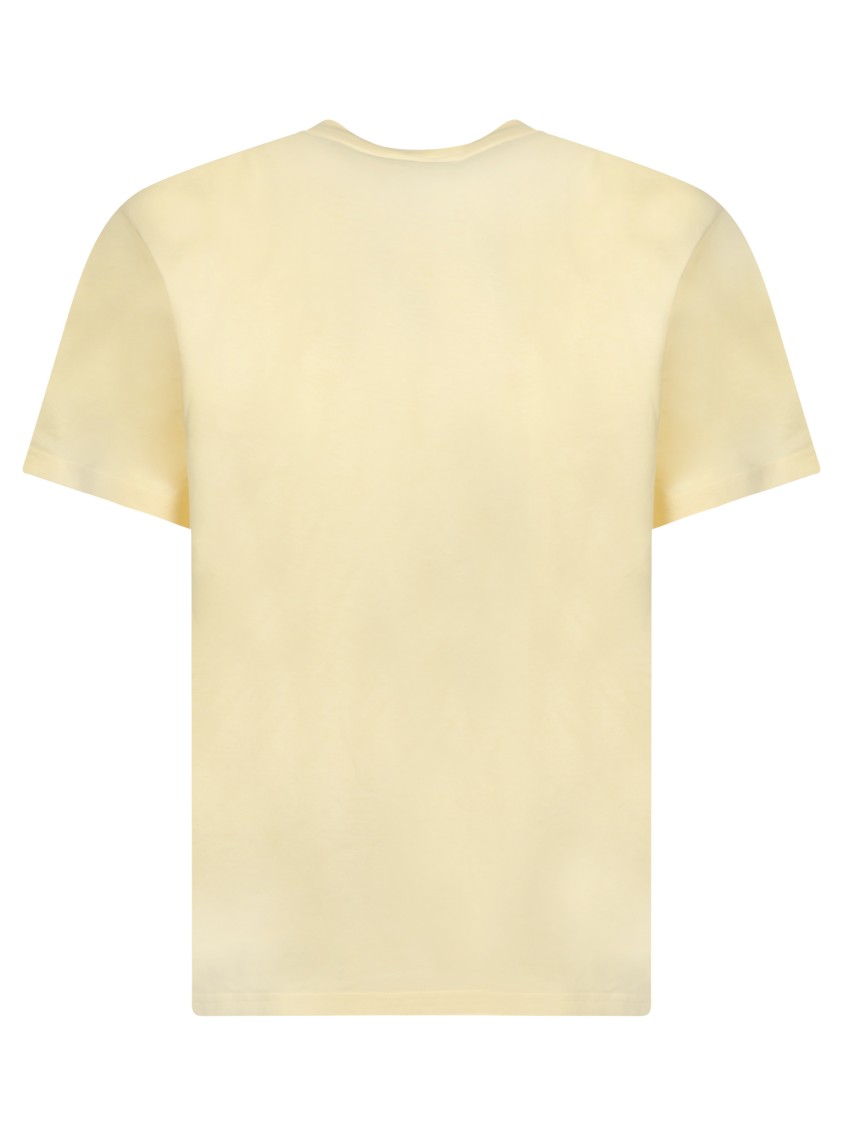 Shop Wales Bonner Yellow Cotton T-shirts