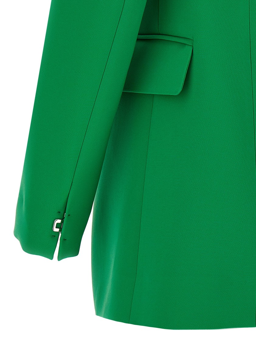 ジャケット DSQUARED2 Tulle insert blazer jacket Green Dsquared2 Tulle Insert Blazer Jacket In Green | ModeSens