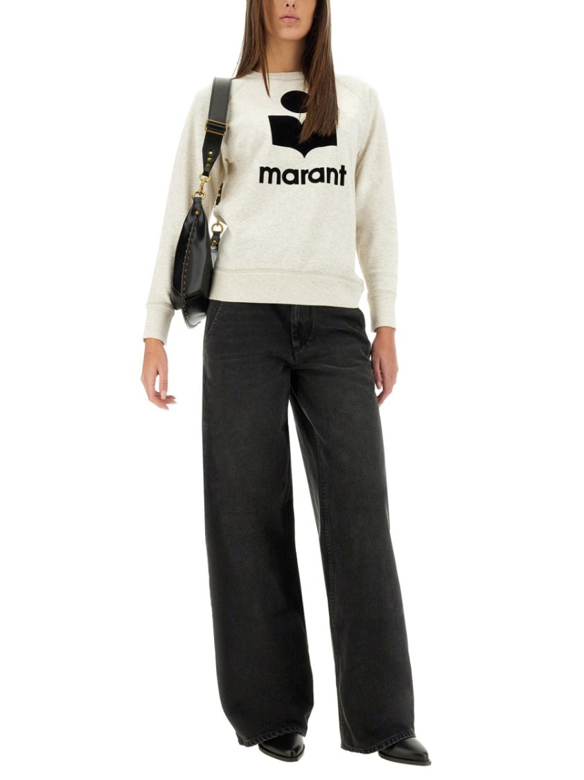 Isabel Marant Étoile Isabel Marant Etoile Melange Sand Cotton Blend Millyny Sweatshirt In Neutral