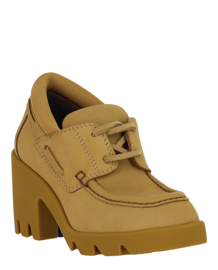 Burberry Nubuck Stride Loafers