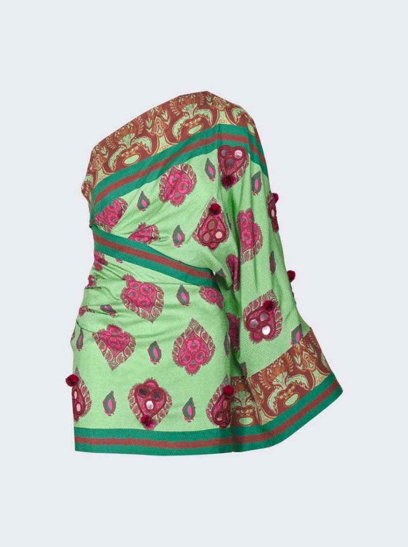 Johanna Ortiz Navasatri Asymmetric Mini Dress
