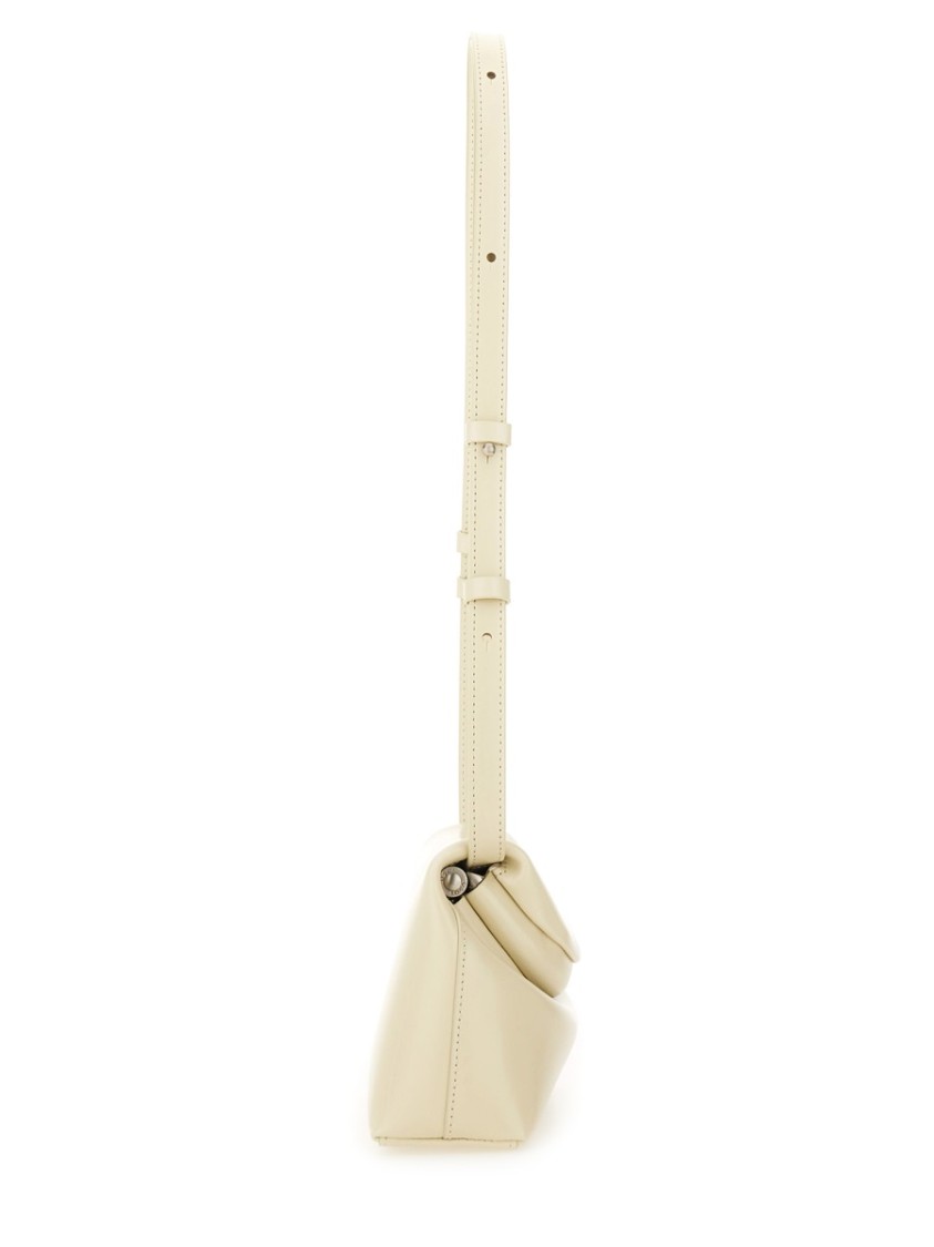 Osoi Mini Shoulder Bag In Smooth Cow Leather In Neutrals