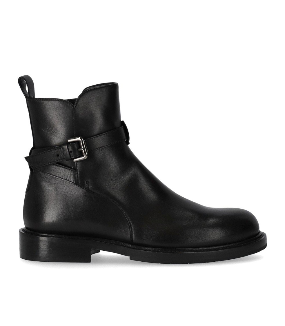 Guglielmo Rotta Peace Black Ankle Boot In Black