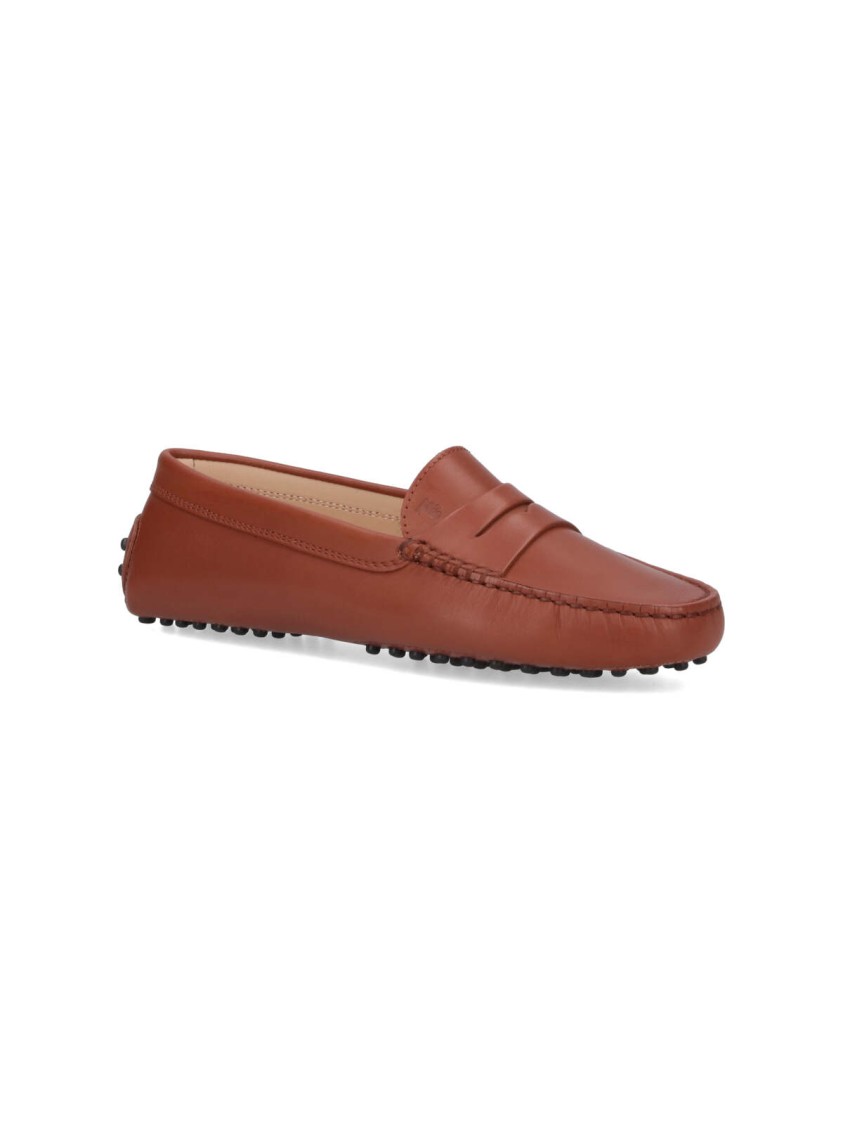 TOD'S TOD'S "GOMMINO" MOCCASINS – BROWN 
