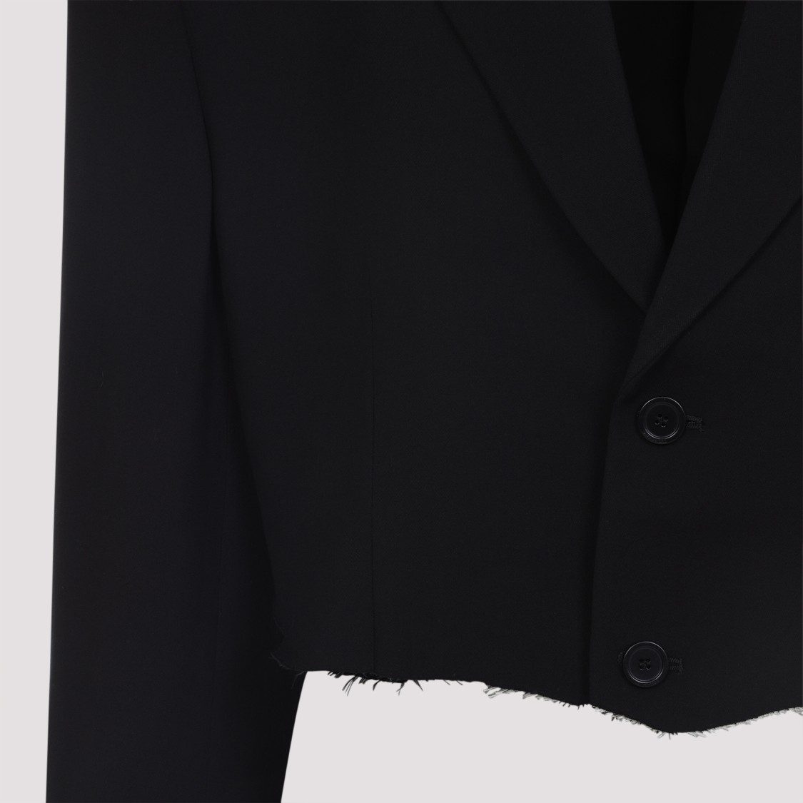 バレンシアガ Balenciaga Cut Off Sb Jacket Balenciaga Black Cut Off Sb Jacket | ModeSens