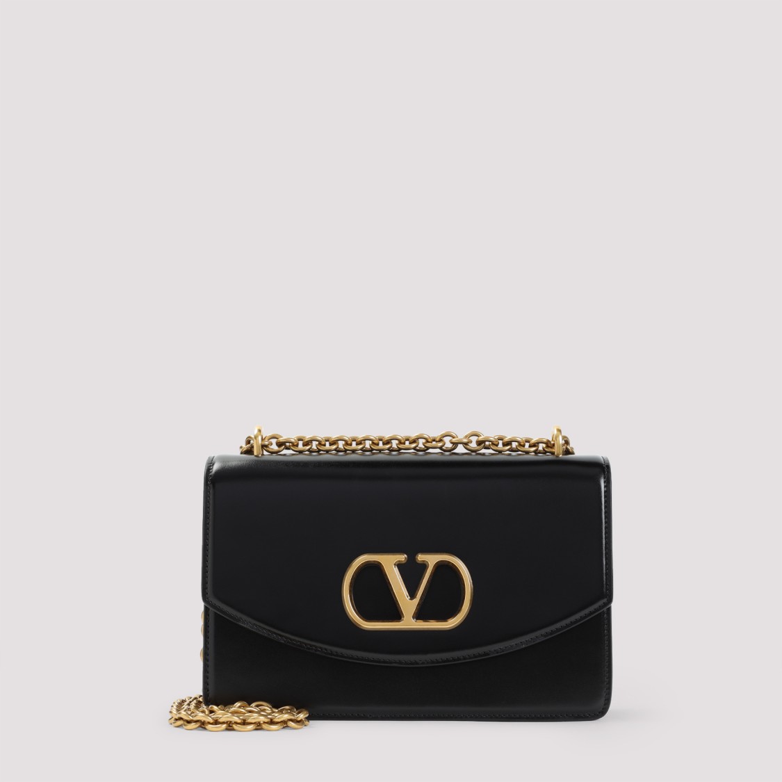 Valentino Garavani Va Leather Shoulder Strap Shoulder Bag in