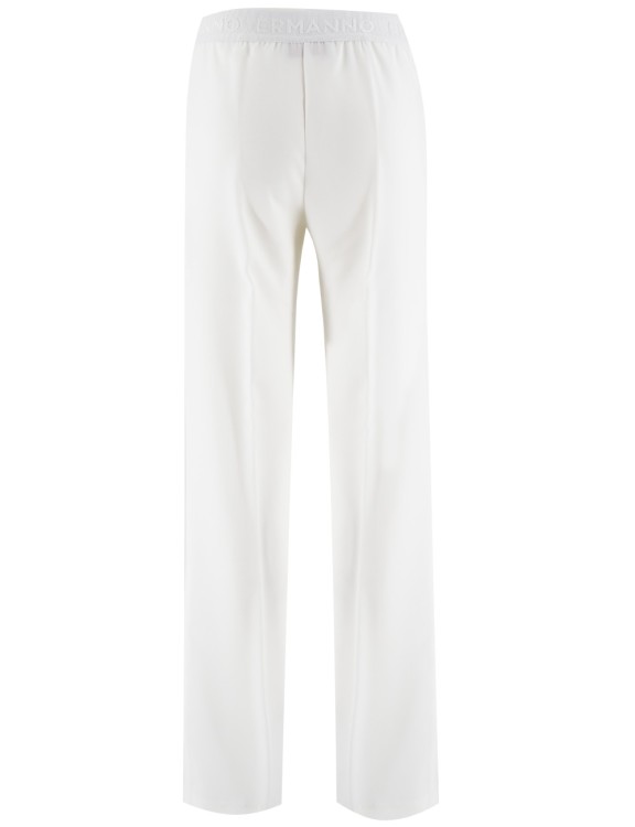 Ermanno Firenze White Straight-Leg Trousers | THE LIST