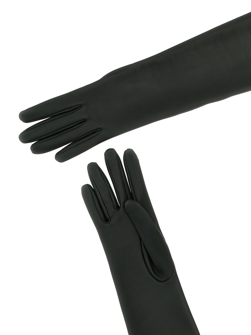 The Row 'simon' Gloves In Green