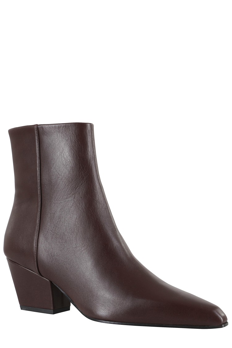 Paris Texas 60mm Pointed-toe Block-heel Boots