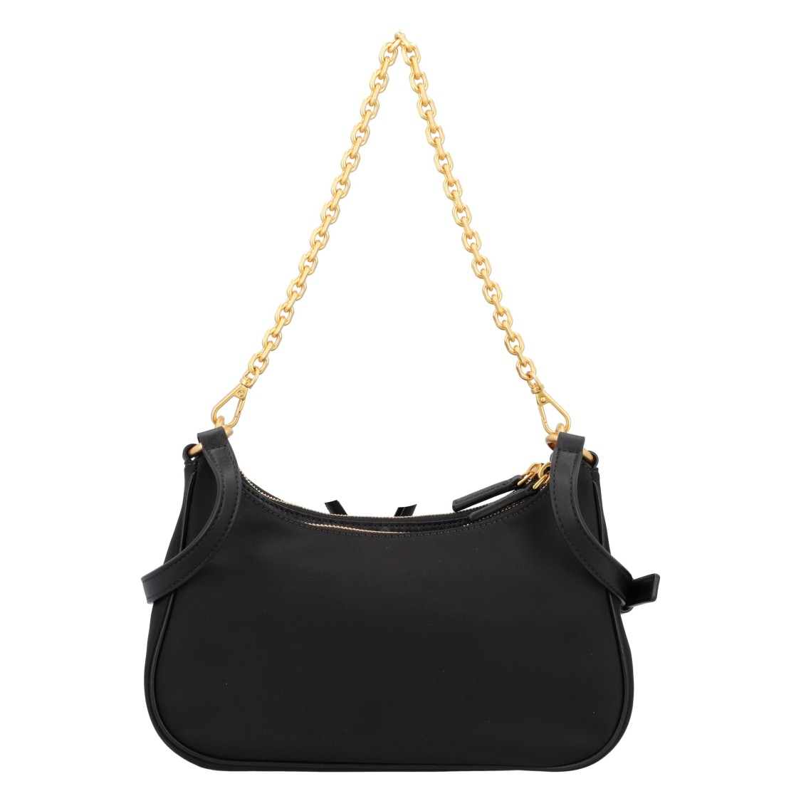 Mcm Aren Duo Hobo In Recycled Nylon And Visetos In Black