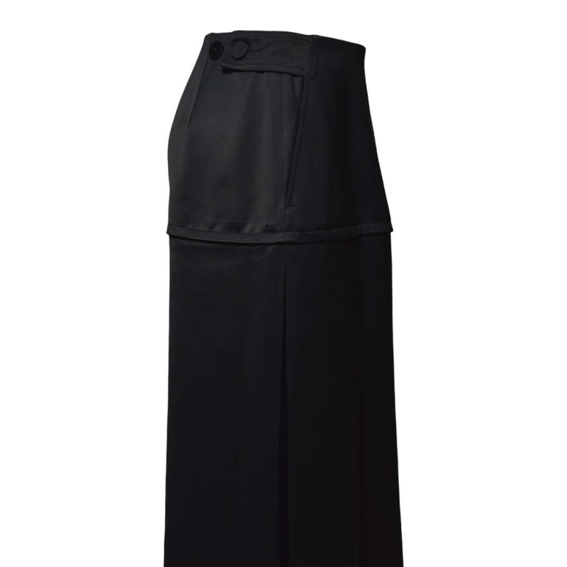 Jil Sander Floor-length Straight Skirt In Black