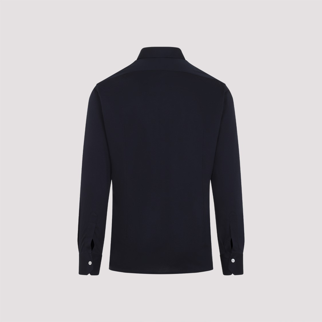 Shop Kiton Tailored Fit Blue Button-down Shirt