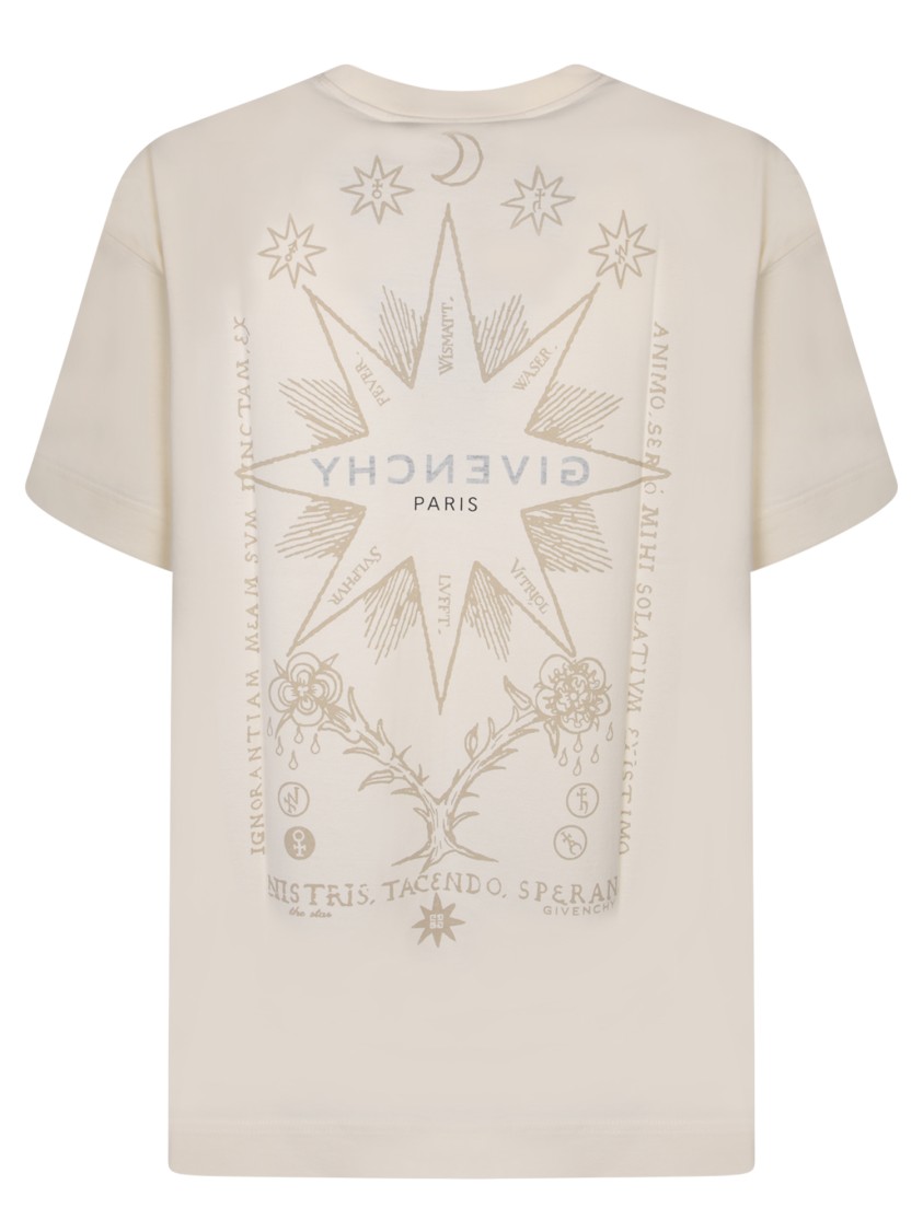 Givenchy Embroidered Graphic T-Shirt With Unique Star And
