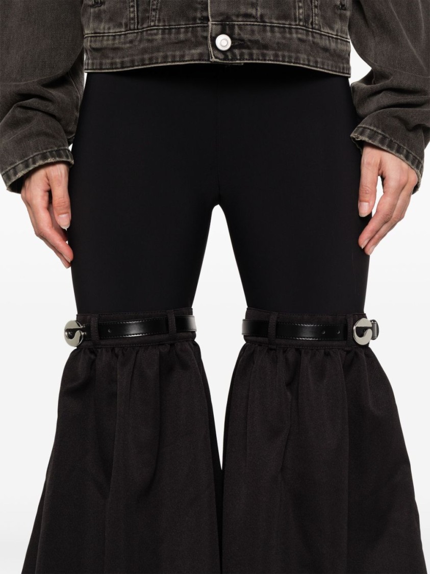 Coperni Flared Trousers With Fitted Upper