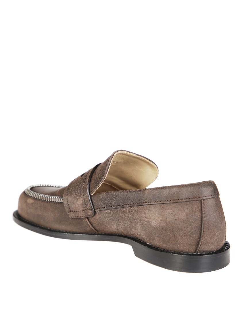 Jw Anderson J. W. Anderson Biker Loafers In Brown