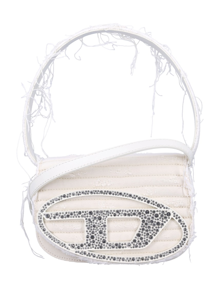 Shop Diesel Textured Bag 1dr Bag In Neutrals