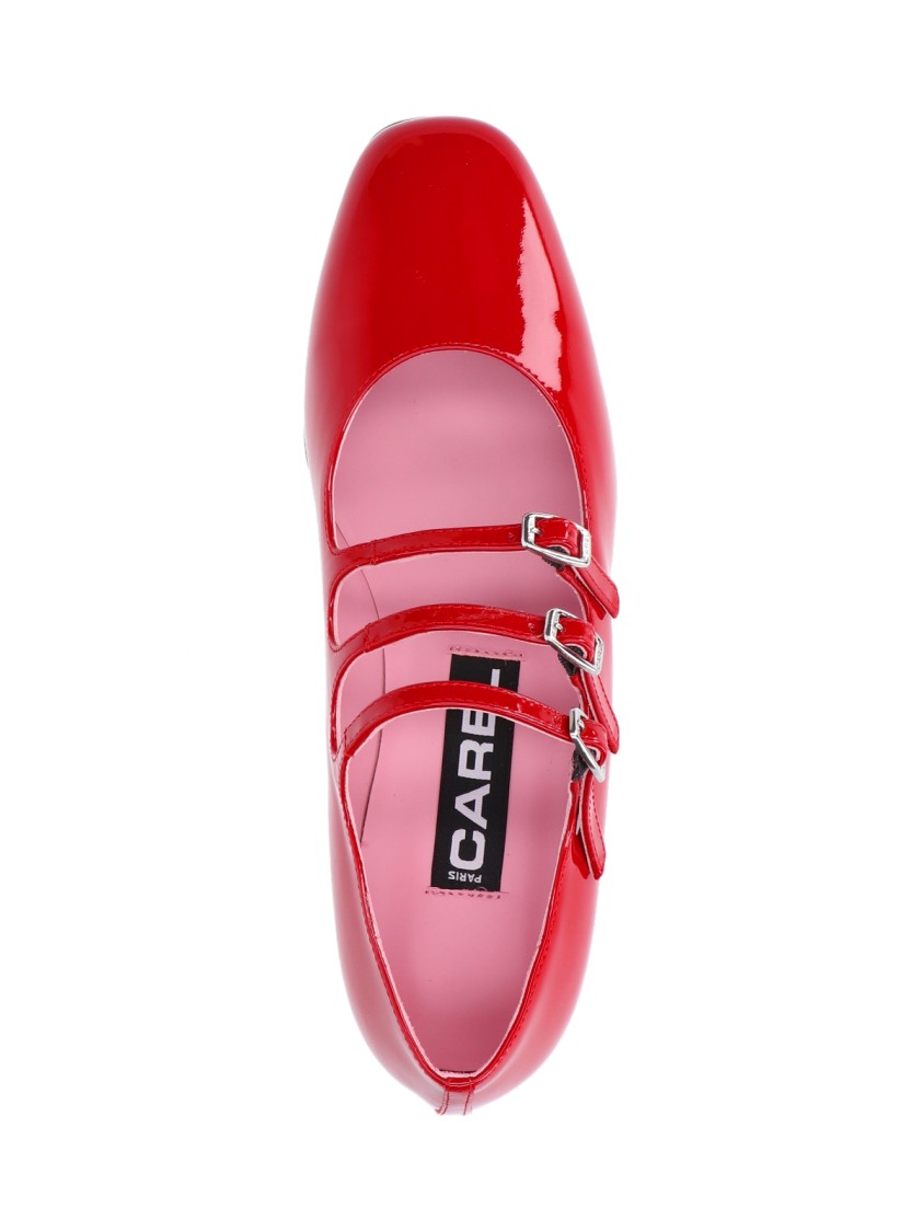 Shop Carel Mary Jane Pumps "ariana" In Red Patent Leather
