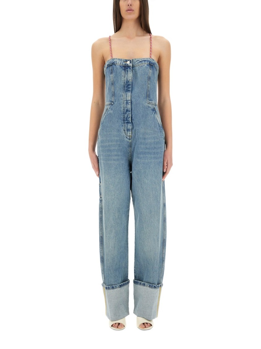 Moschino Relaxed Fit Denim Suit In Blue