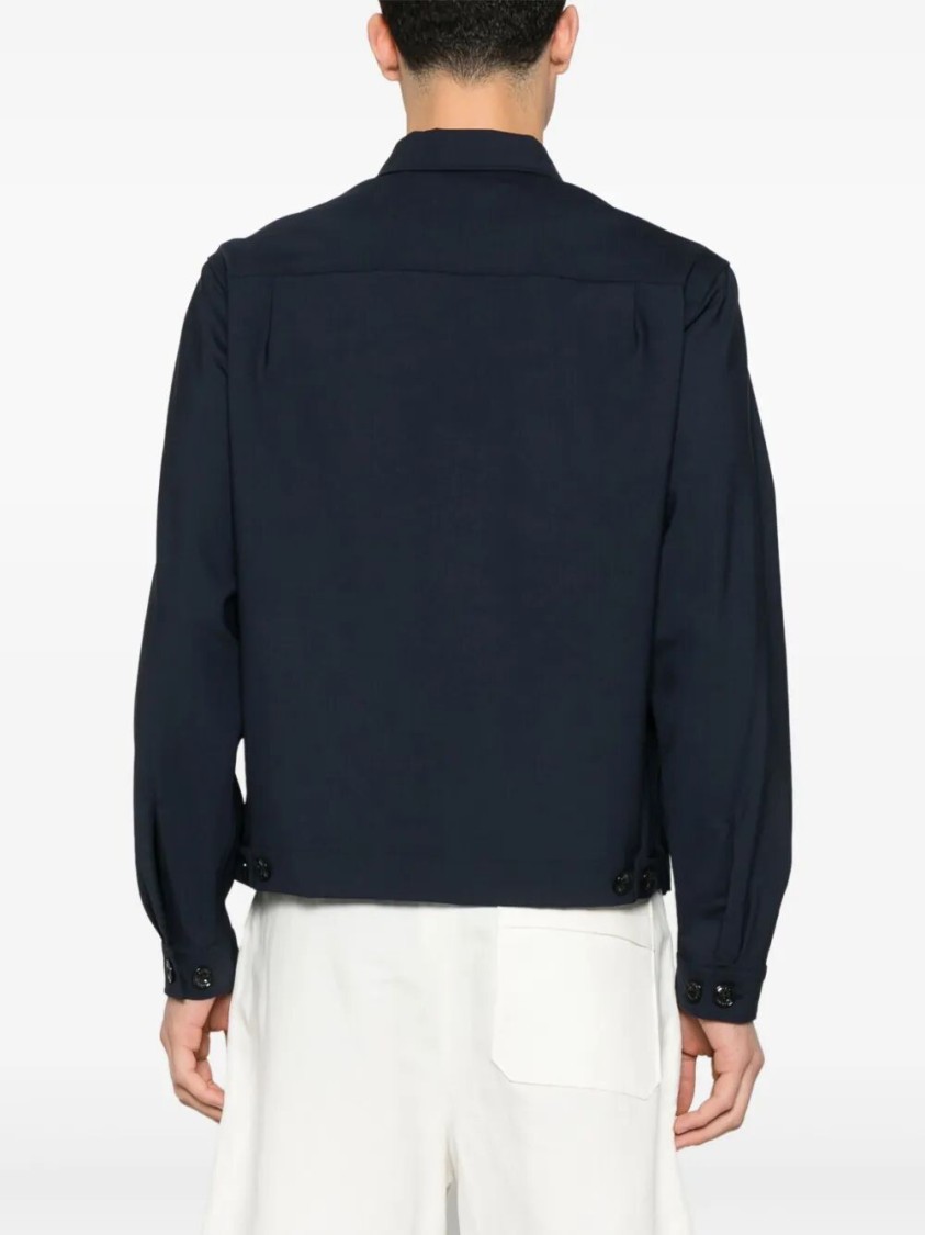 Altea Mitchell Overshirt In Blue