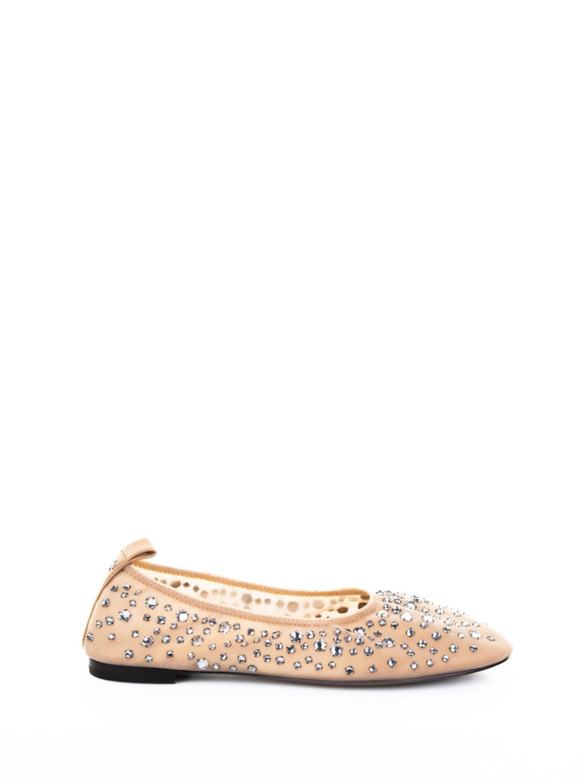 Tory Burch Crystal-embellished  Flats