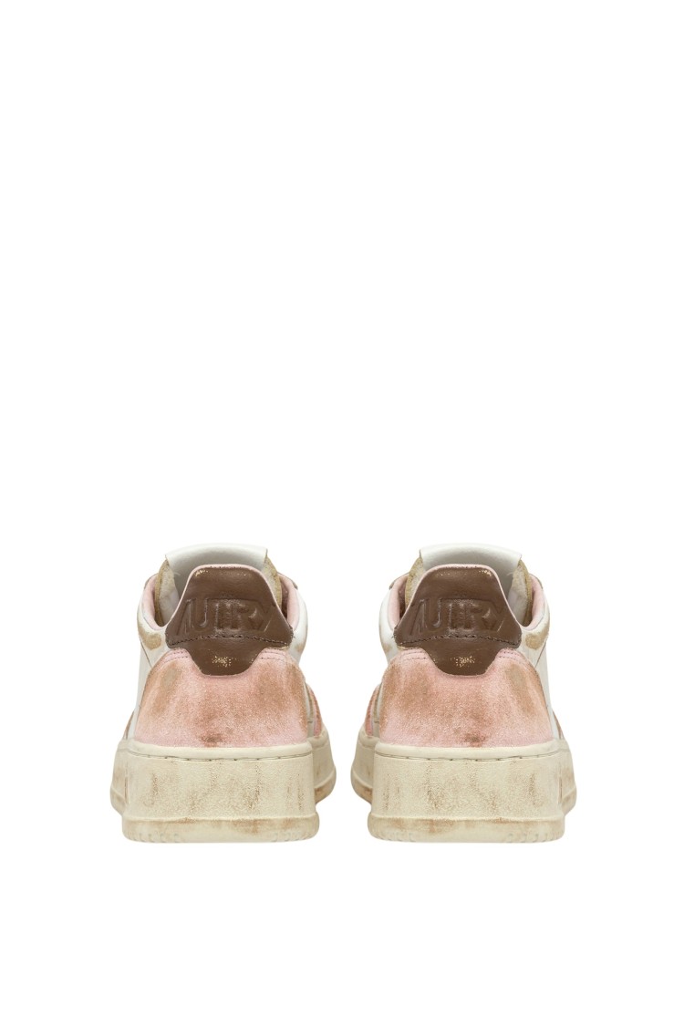 Autry Sup Vint Low Leat Suede In Multi
