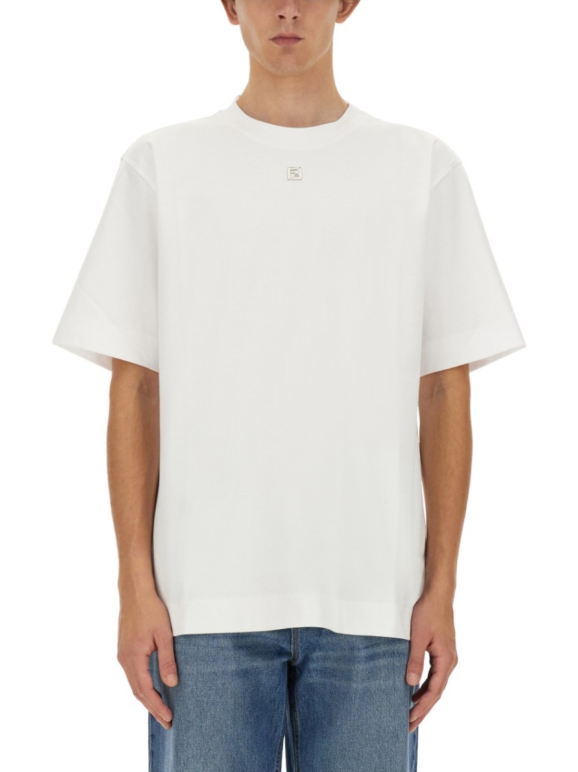 Fendi Oversized Cotton T-shirt With Crew Neckline