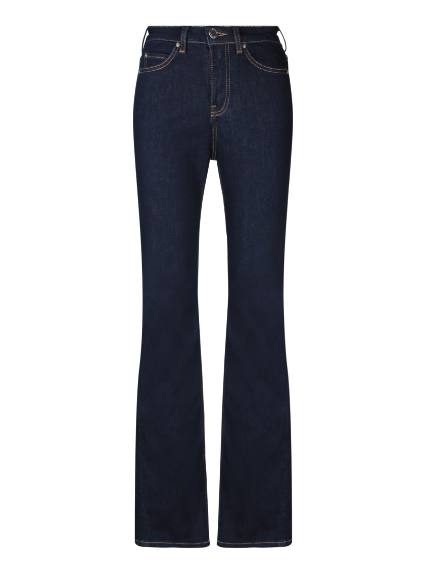 PINKO PINKO FLARED BLUE JEANS WITH STRETCH FABRIC AND CLASSIC DESIGN