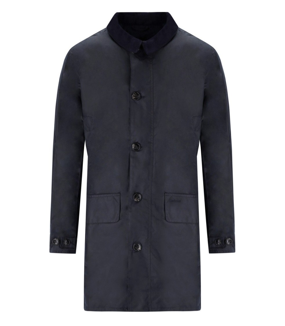 BARBOUR BARBOUR MAC NAVY BLUE JACKET