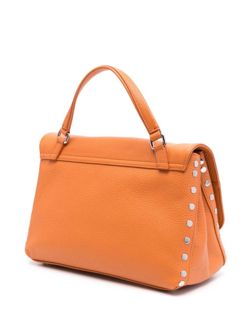 Zanellato Orange Postina Daily Small Satchel In Orange