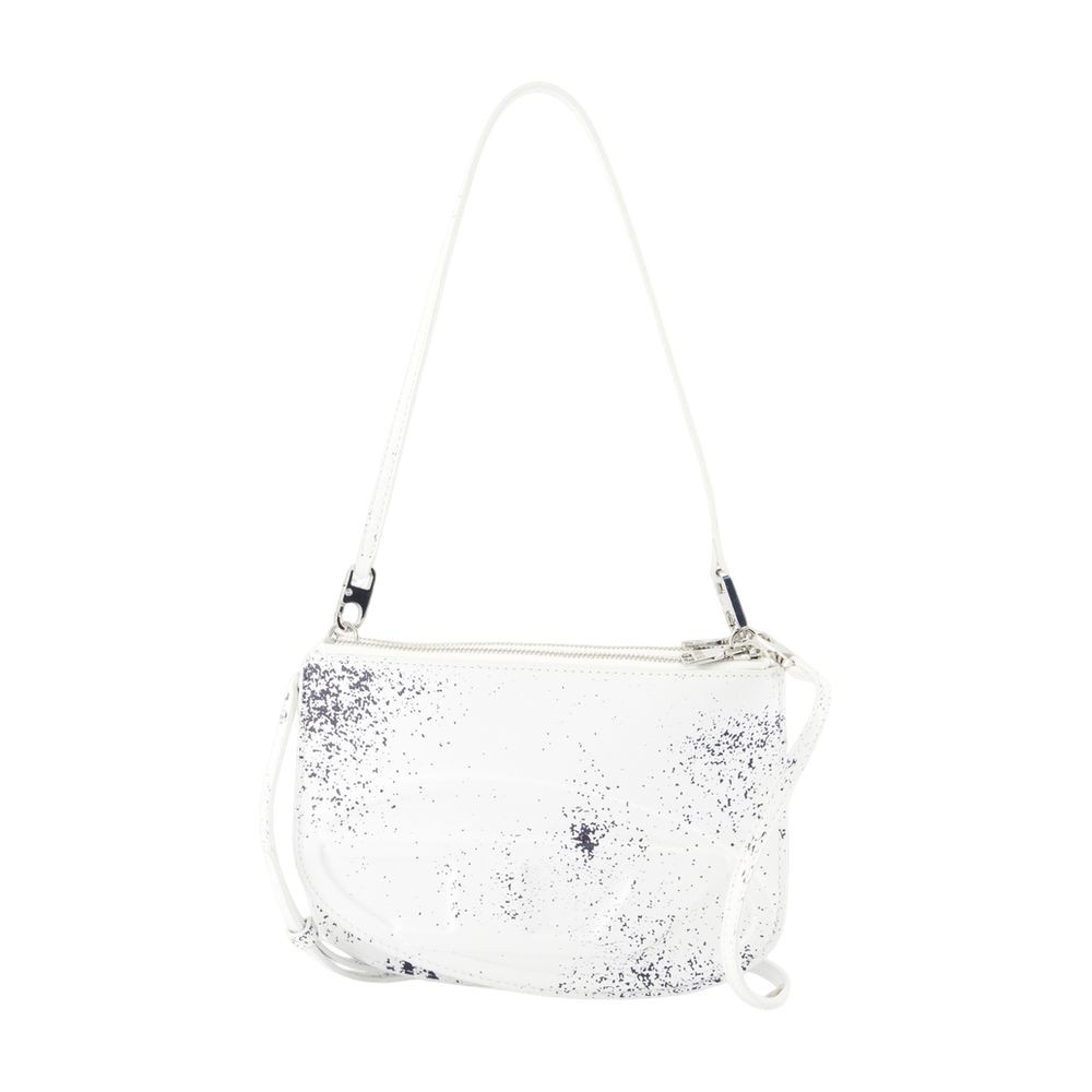 Diesel 1dr Twin Pouch - Leather - White