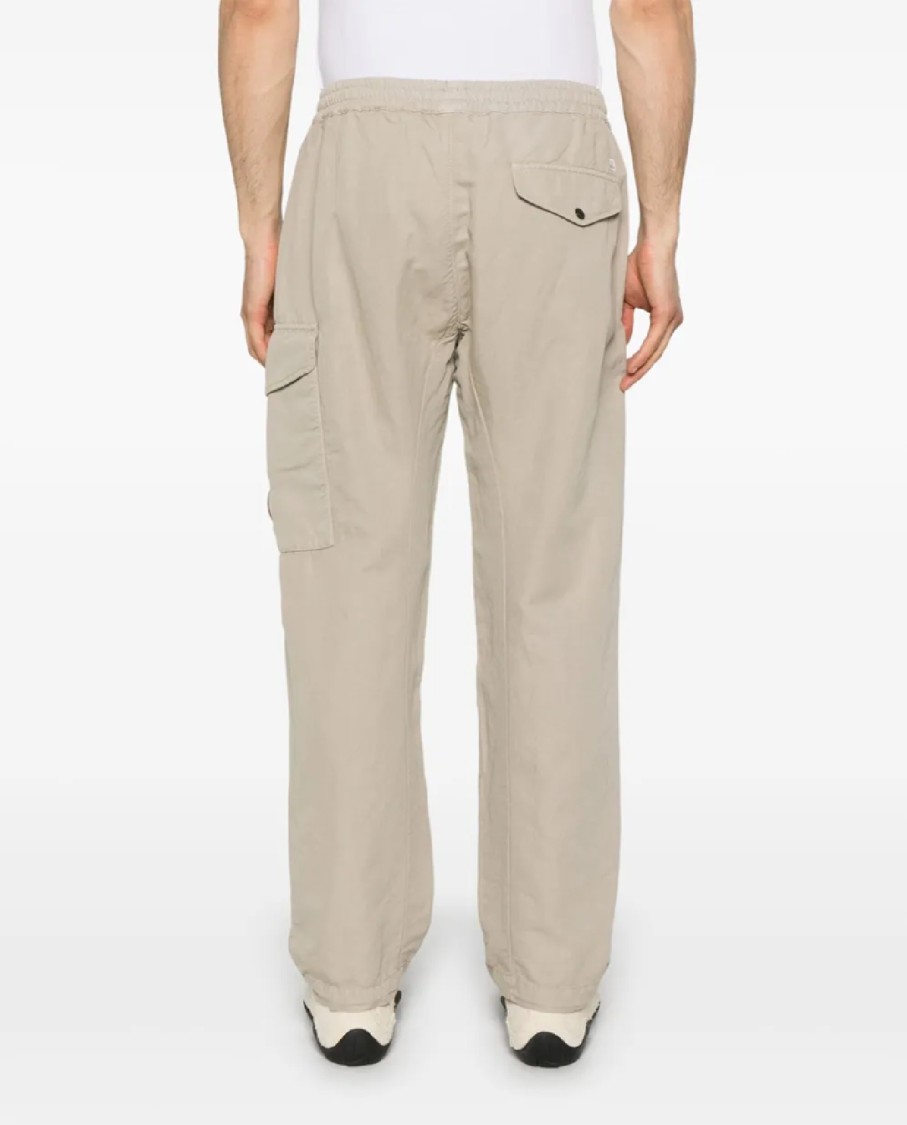 C.p. Company Regular Fit Cotton Linen Pants