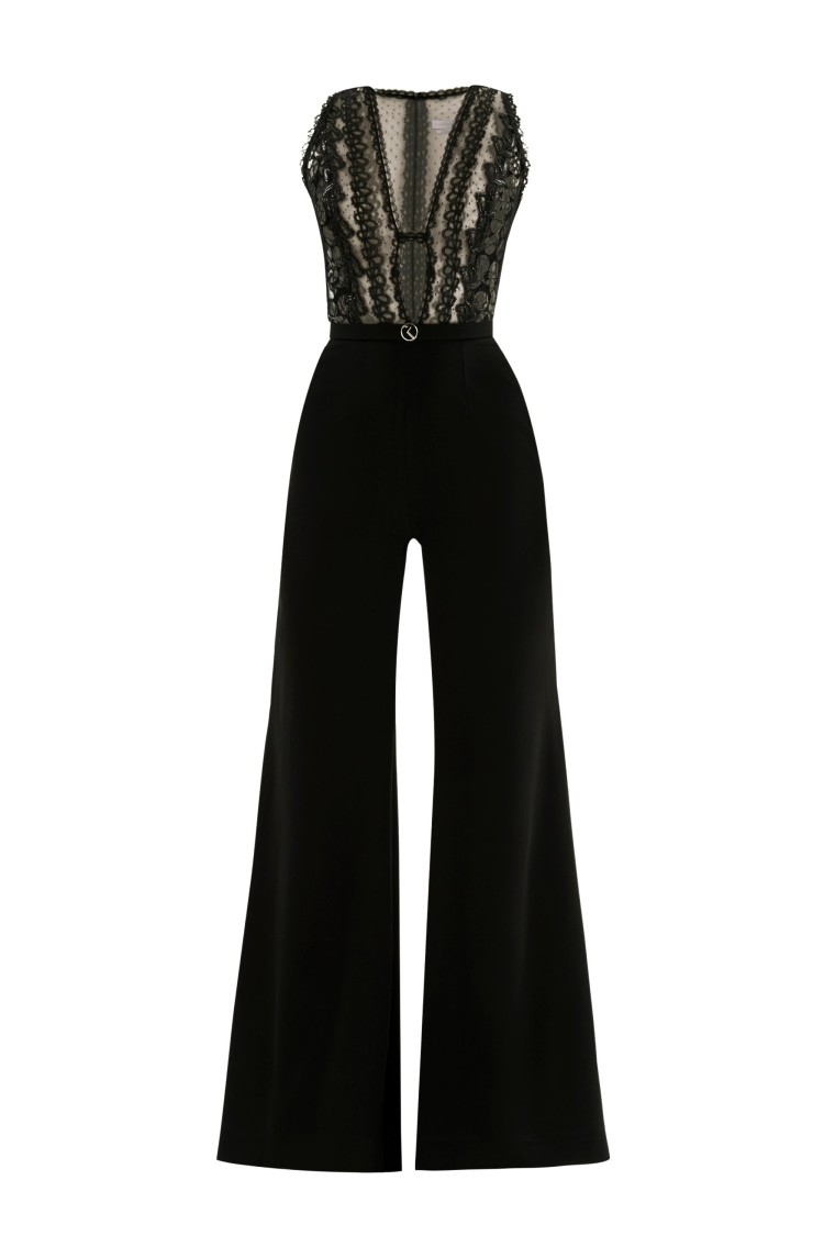 SAIID KOBEISY SAIID KOBEISY LACE JUMPSUIT