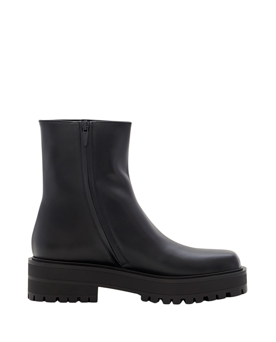 Gianvito Rossi Women's Warner Biker Booties In Black