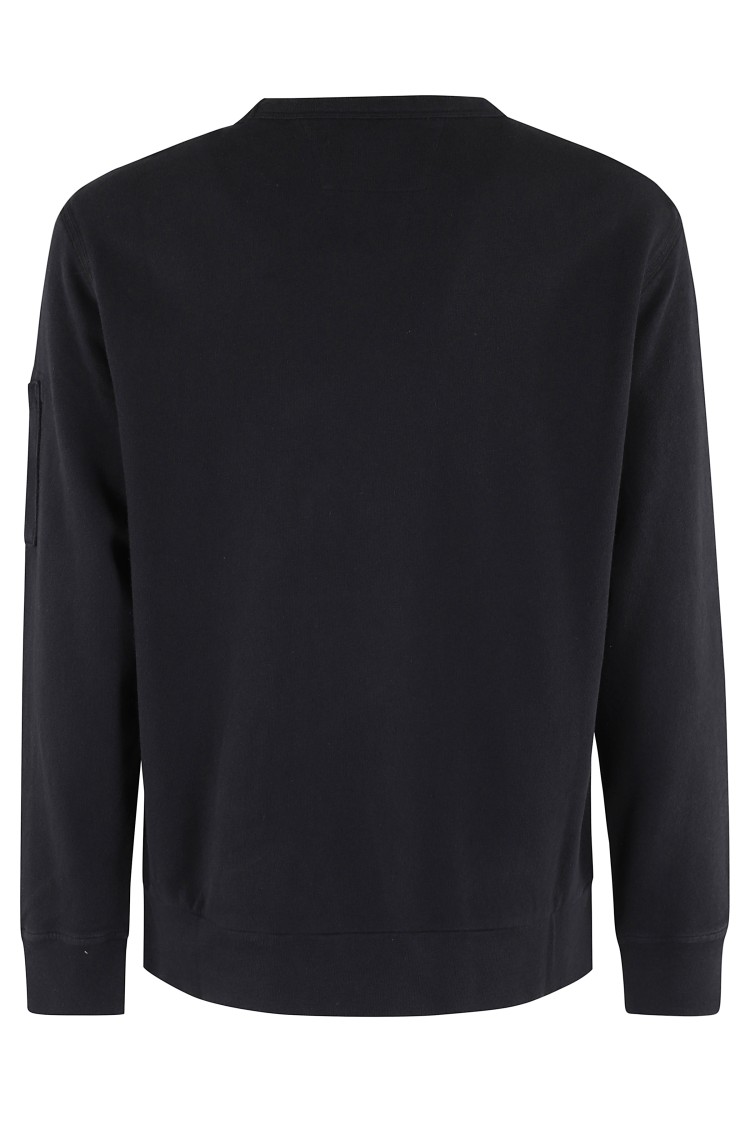 Shop C.p. Company Old Dyed Sweatshirt In Blue