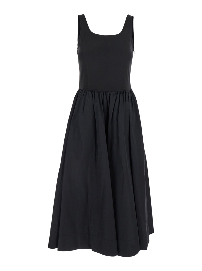 Dunst Black Dress With Side Zipper Closure