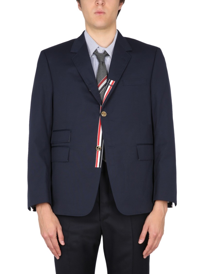 Thom Browne Single-breasted Two-button Blazer In Blue