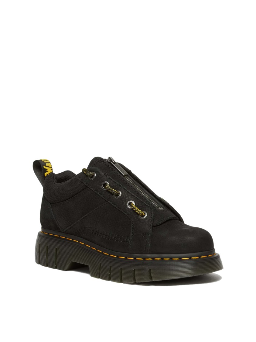 Dr. Martens' Dr. Martens Woodward Hiker Lo Zip 6-eye Shoes In Black