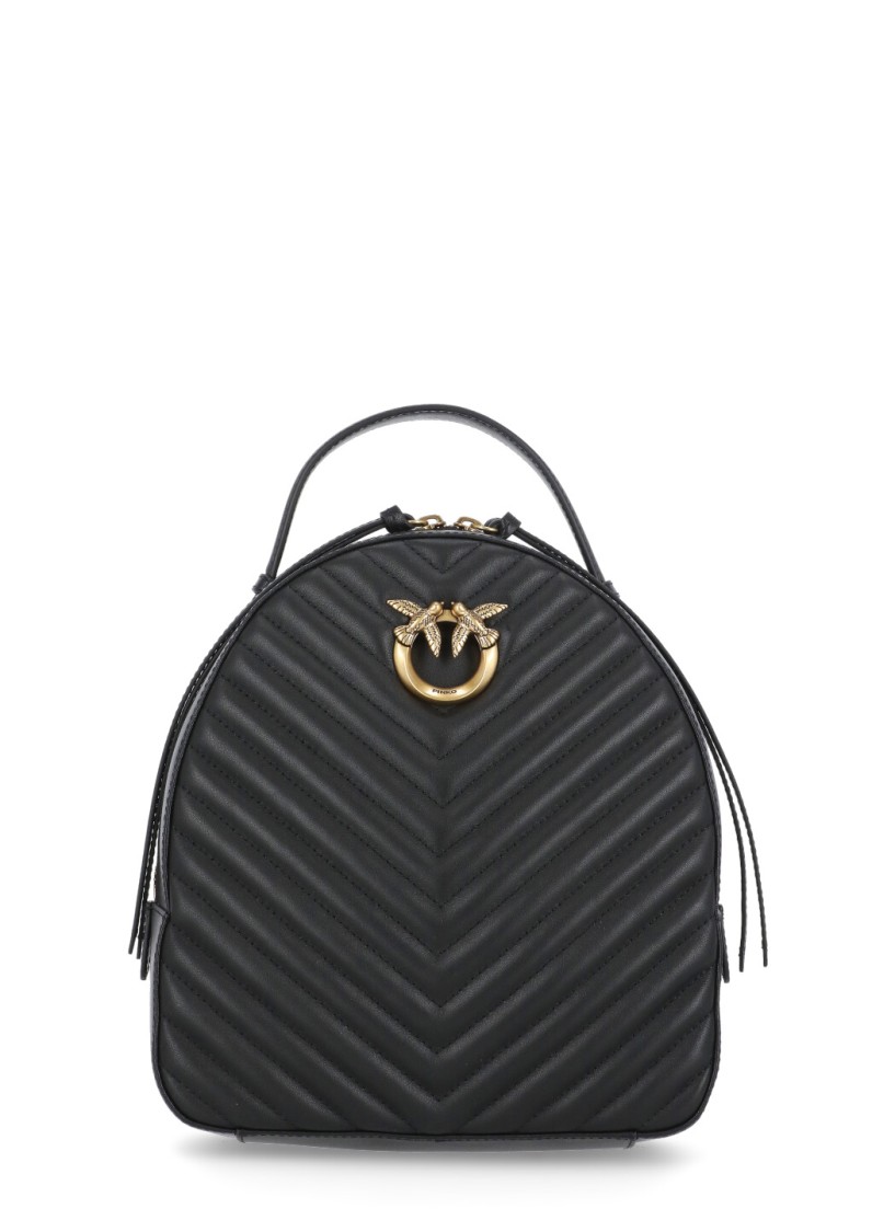 Pinko Black Love Backpack