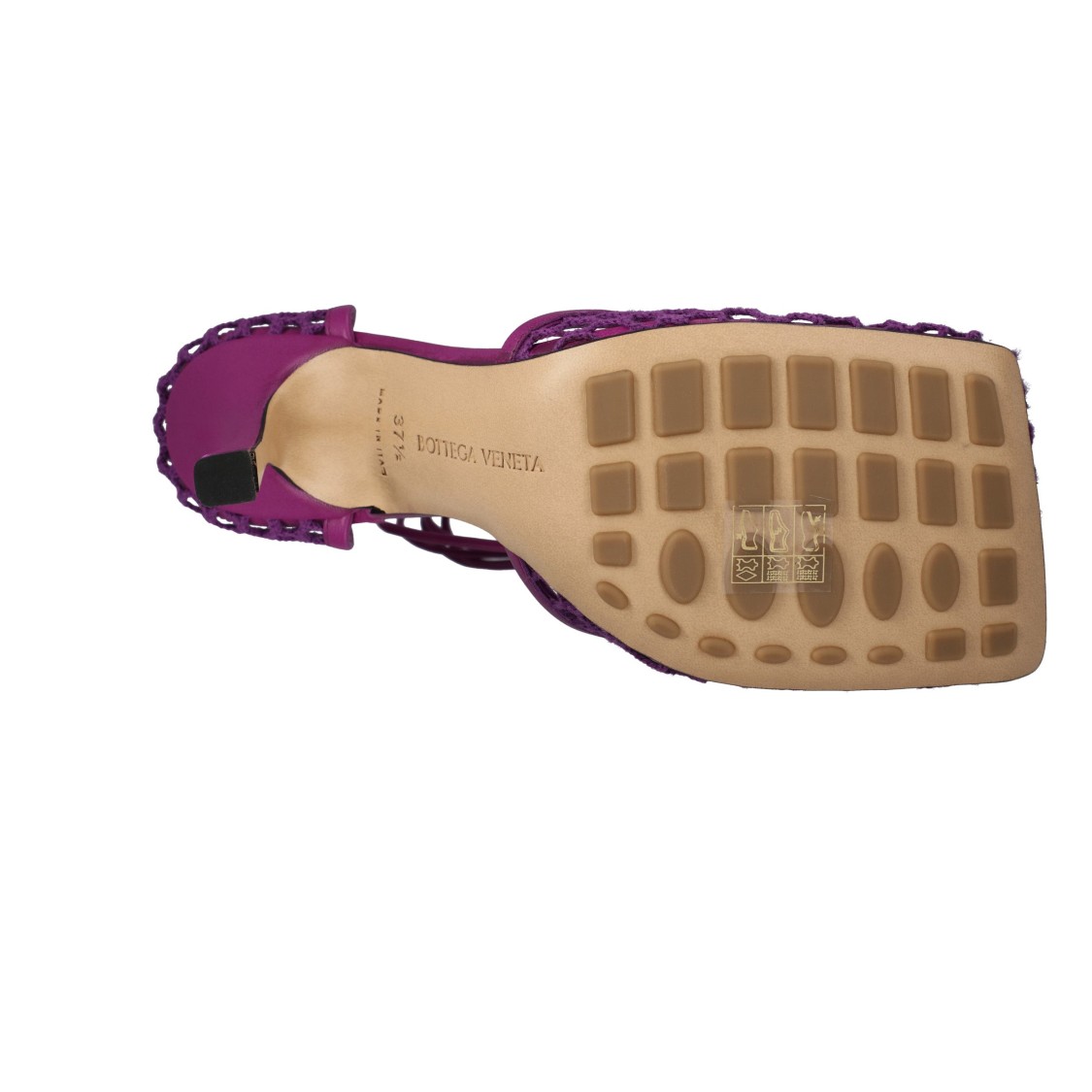 Bottega Veneta Stretch Lace-up Sandal Violet