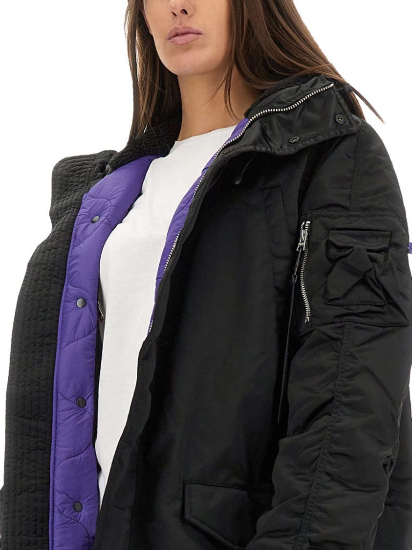 ALPHA INDUSTRIES ALPHA INDUSTRIES "N-3B" LONG BOMBER JACKET