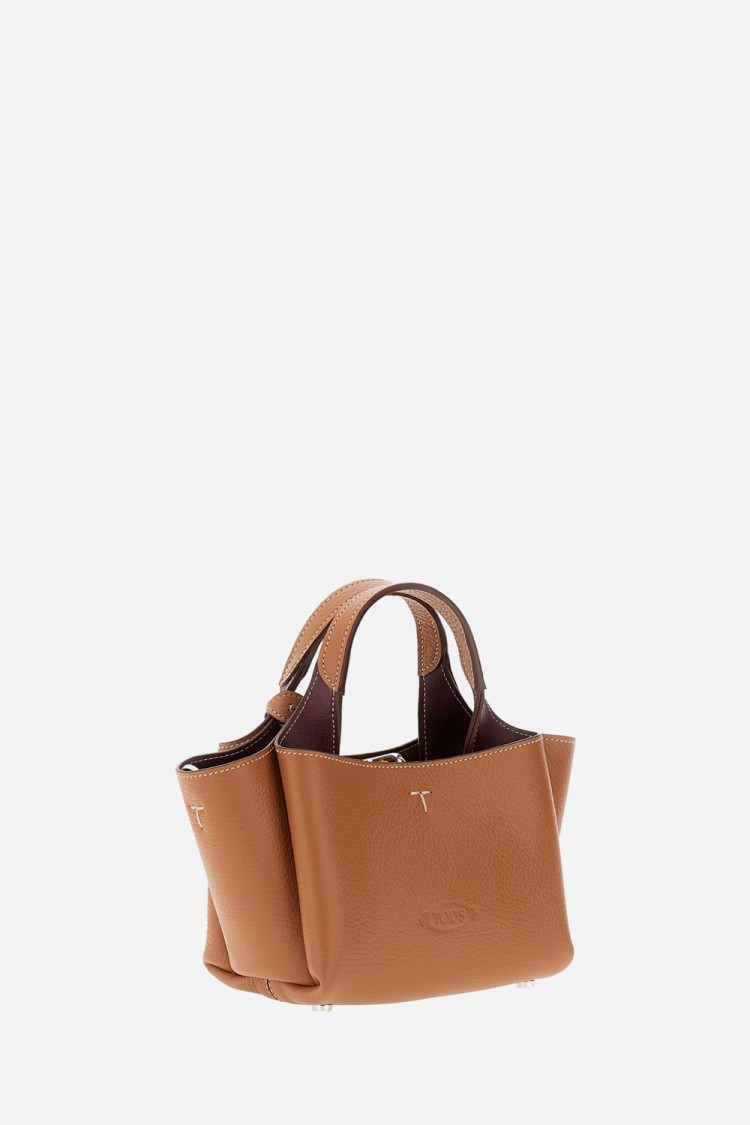 Tod's Apa 2 Handle Micro Bag In Brown