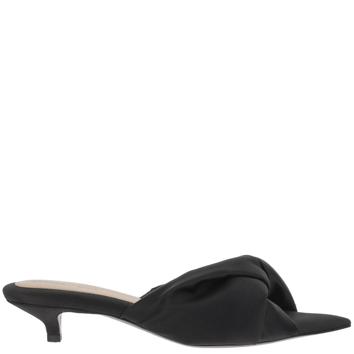 Carven Knotted Front Sandals With 3.5cm Heel In Black